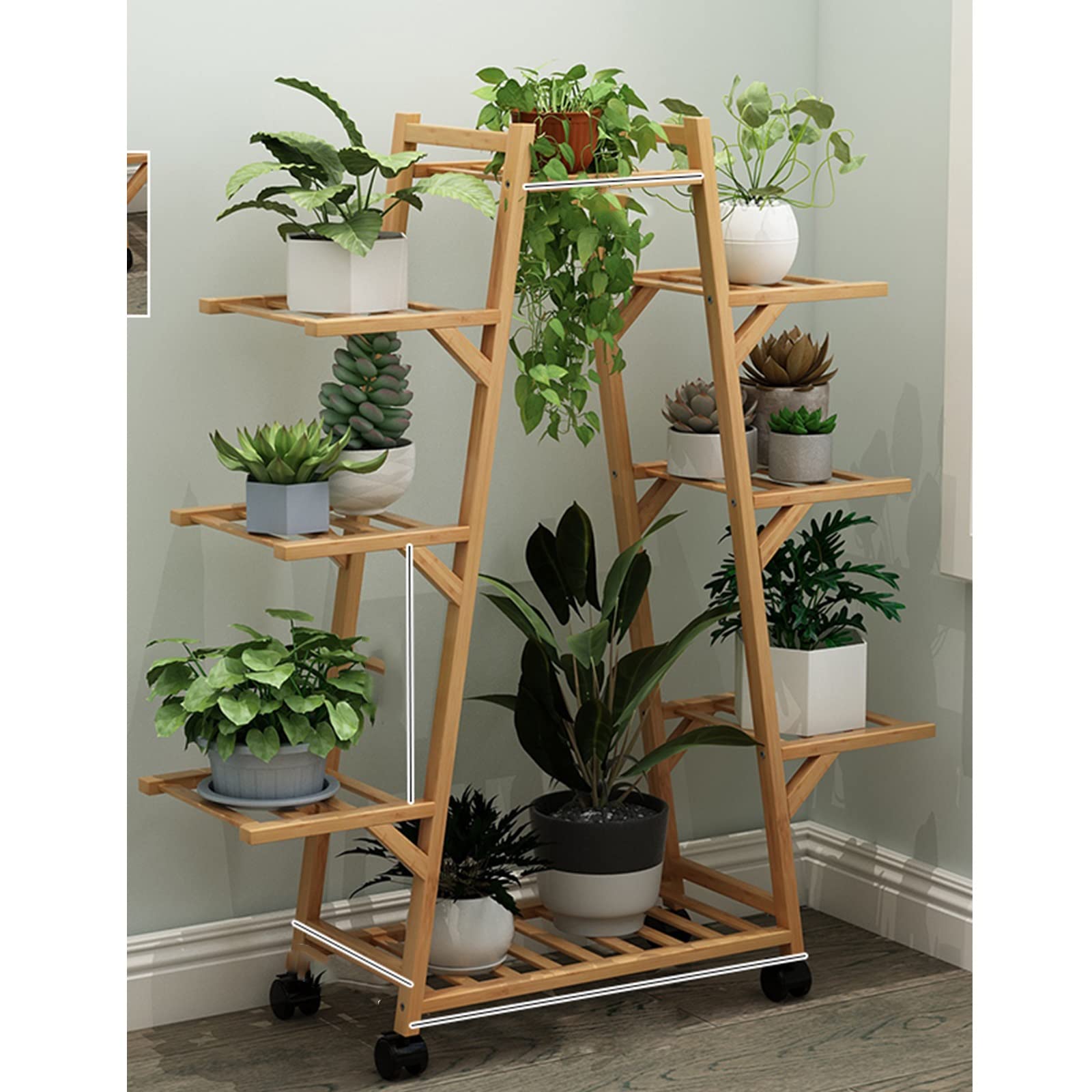 Amazon.com: Japanese-Style Solid Wood Plant Stand - Indoor